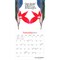 Brush Dance; Live with Intention | 2027 7 x 14 Inch (Hanging) Monthly Mini Wall Calendar | Featuring the Artwork of Renee Locks; Category:Wall Calendars; Image:5